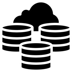 Big Data Cloud Icon