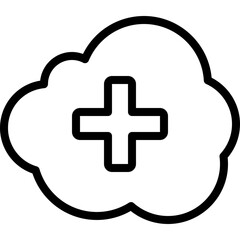 Cloud Medical Health Icon