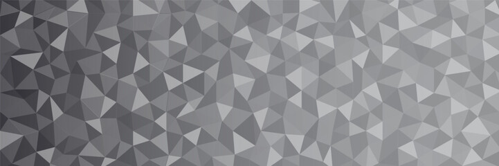 Fototapeta premium vector abstract irregular polygonal background - triangle low poly pattern - Gray gradiant color spectrum - hologram