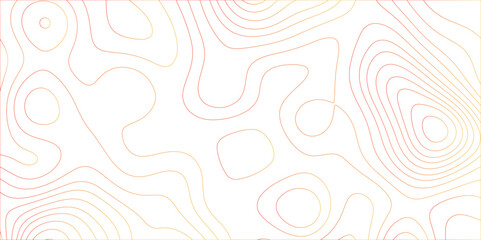Abstract white background with gradient color Topographic line map pattern. Contour elevation topographic and textured Background Modern design with White background with topographic wavy patte.