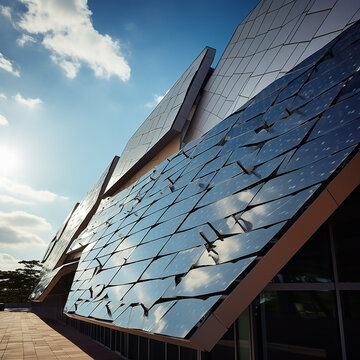 Solar Energy Harvesting Building Rooftop Marvel