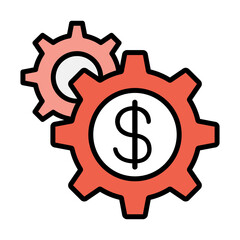 Financial analysis icon