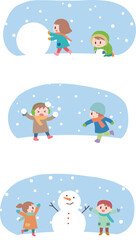 こどもの雪遊びセット1