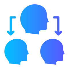 delegation gradient icon