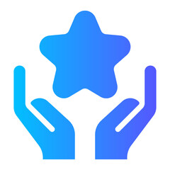 recognition gradient icon