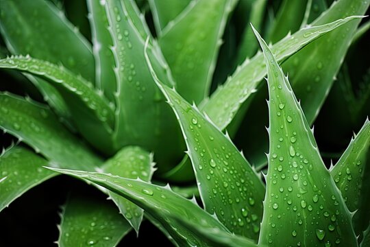 aloe vera plant foliage