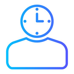 patience gradient icon