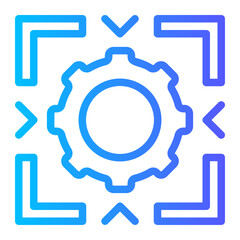 pressure gradient icon