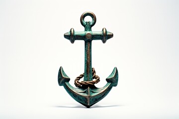 Anchor model on white background
