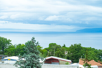 Obraz premium green landscape of Croatia