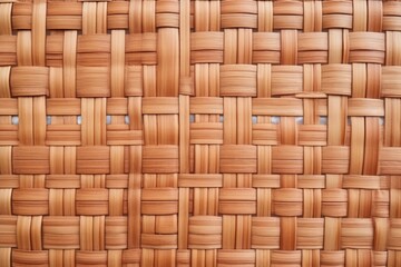 Bamboo wall with Thai pattern Basketry bamboo mat Top view