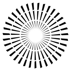 Obraz premium sun burst rays illustration