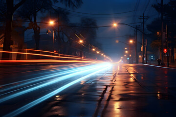 Fototapeta na wymiar Straßenlichter