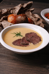 dish in a restaurant