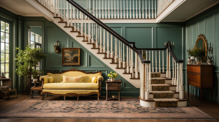 Obraz premium Classically furnished room