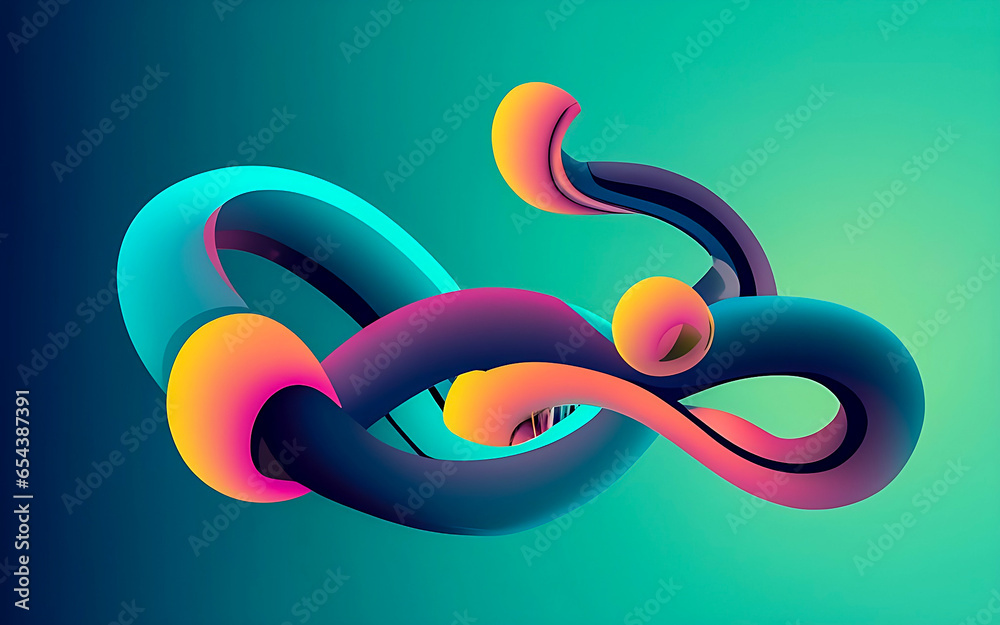 Fototapete 3d abstract abstract pattern backdrop shade of cool lighting dark contrast computer graphics generat
