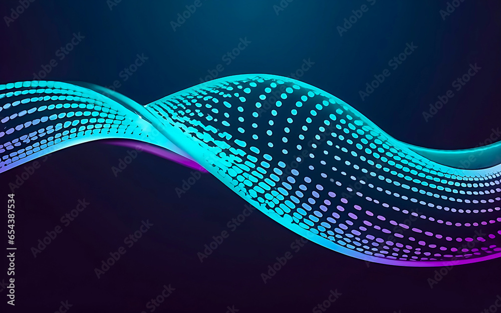 Fototapete 3D abstract  abstract pattern backdrop shade of cool lighting dark contrast computer graphics generative ai for wallpaper