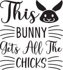 Obraz premium Easter tshirt design 