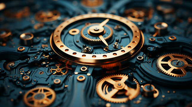 old watch mechanism UHD wallpaper Stock Photographic Image