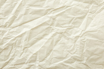 Abstract old white crumpled and creased recycle paper texture background