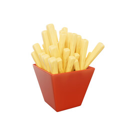 Food and Drinks 3D Illustration