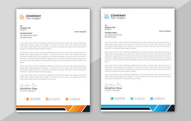 Modern Creative & Clean business style letterhead. Modern and minimalist Company business letterhead template.
Clean and professional corporate company business letterhead design. Letterhead design.