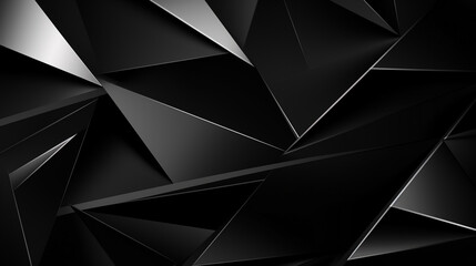 Black and white abstract background. Geometric shapes background