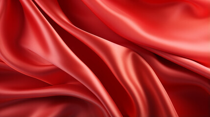 Obraz premium Red silk background. Silk background