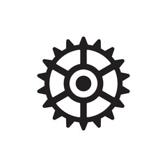 SINGLE GEAR GRAPHIC ICON