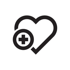 Obraz premium Heart vector icon. Heart flat sign design. Love heart icon. Valentines day heart icon. Heart symbol pictogram UX UI icon