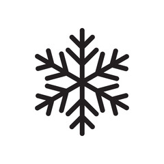 Winter snowflake vector icon. Snow flat sign design. Snowflake linear icon. Snowflake symbol pictogram. Crystal snow UX UI icon