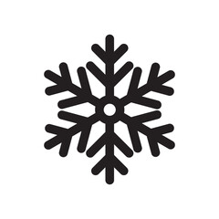 Winter snowflake vector icon. Snow flat sign design. Snowflake linear icon. Snowflake symbol pictogram. Crystal snow UX UI icon