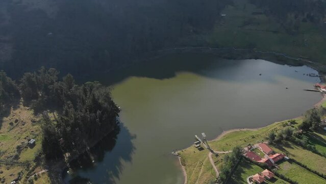 Laguna de Busa al atardecer 