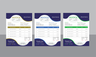 Business Invoice Design Template.
