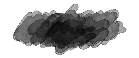 black paint banner transparent background clip art
