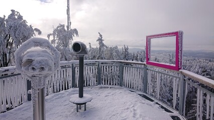 Nebelstein view Point in winter