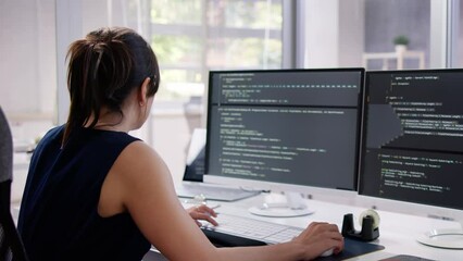 Software Programmer Or Coder Woman
