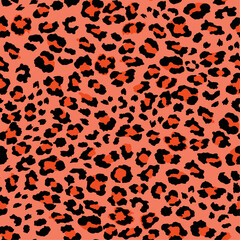Abstract wild animal skin seamless pattern design. Jaguar, leopard, cheetah, panther fur. camouflage background