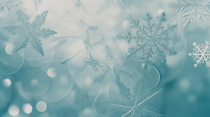 Winter time, Snowflake art, generative ai