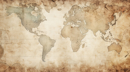 map of the world - obrazy, fototapety, plakaty