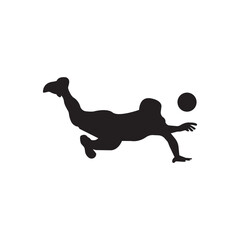 Playing volleyball logo icon design vector illustration