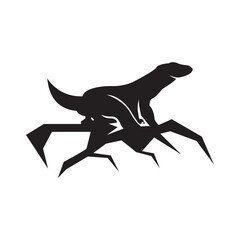 Komodo logo icon design vector illustration