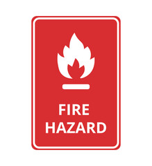 Fire Hazard Symbol
