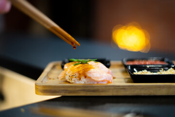 nigiri sushi restauracja - obrazy, fototapety, plakaty