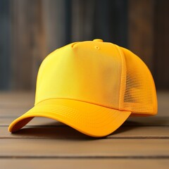 Fototapeta premium Trucker cap isolated on white background | Generative AI