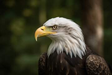 Wildlife Majestic eagle in the wild
