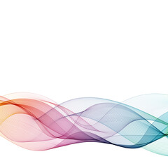 Abstract wave vector background, rainbow waved lines for brochure, website, flyer design. Spectrum wave. Rainbow color. Smoky lines. Eps 10