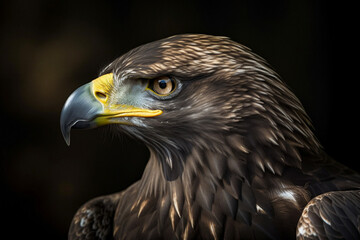 Wildlife Majestic eagle in the wild