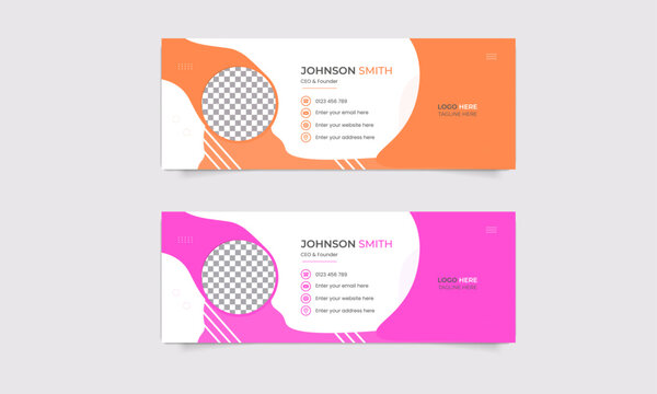 Modern E-mail Signature Design