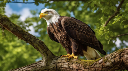 Obraz premium Wildlife Majestic eagle in the wild